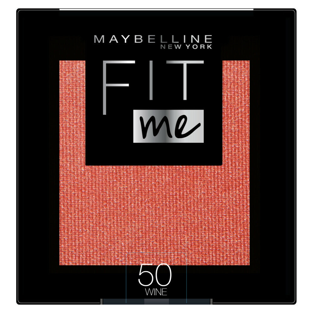 Maybelline Fit Me Blush - 50 Wine - Rood - Poederblush met Shimmer Finish - 4,5 g