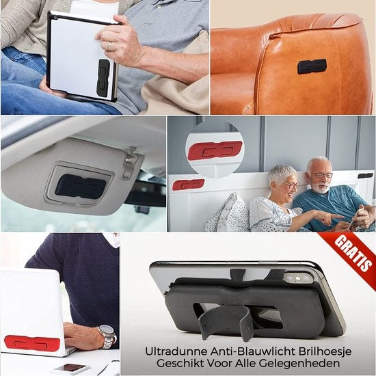 Shine Anti blauw Licht Computerbril 0.00 - Beeldschermbril Voor Dames en Heren - Incl Accessoires