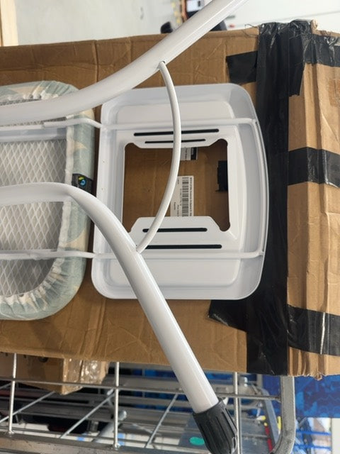 Brabantia STRIJKPLANK B - 124 x 38 cm, voor stoomstrijkijzer - Fresh Breeze