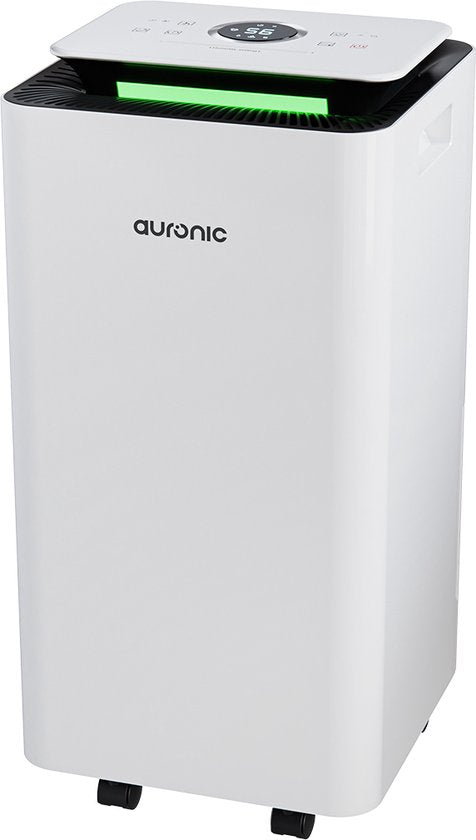Auronic Luchtontvochtiger en Luchtreiniger - Pro Series - 10L per dag - Was-droog functie - Slaapkamer, Badkamer en Woonkamer - Wit