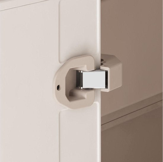 Keter Gulliver Hoge Kast - 8 halve planken - 80x44x182cm – Zand/Beige