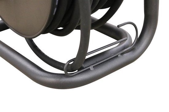 Relectric Pro Kabelhaspel – 40m – 4 stopcontacten – Met oprolknop - Randaarde - IP44 - RELEC493111