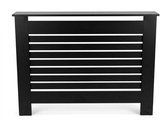 VDD - Radiatorombouw - Verwarming decoratie - Zwart - 111,5 x 19 x 82 cm