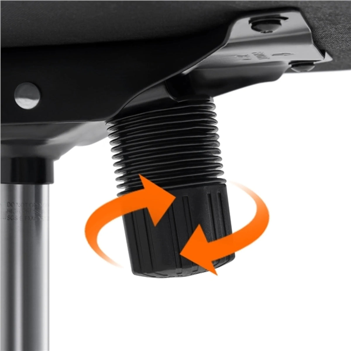 Yaheetech Bureaustoel Met Schommelfunctie – Voorzien Van In Hoogte Verstelbare Gaslift En 360° Draaibare Wielen En Verticaal Patroon – Voor Kantoor En Ontvangsthal – Roze Fluweel En Metaal – 60 x 56,5 x 73-83 cm