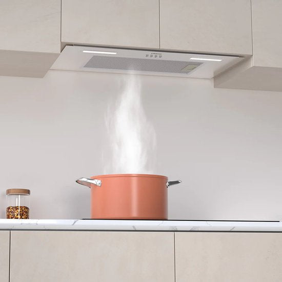 CIARRA CBCS6926A inbouw afzuigkap 60 cm - 650 m³/h - RVS - A+++