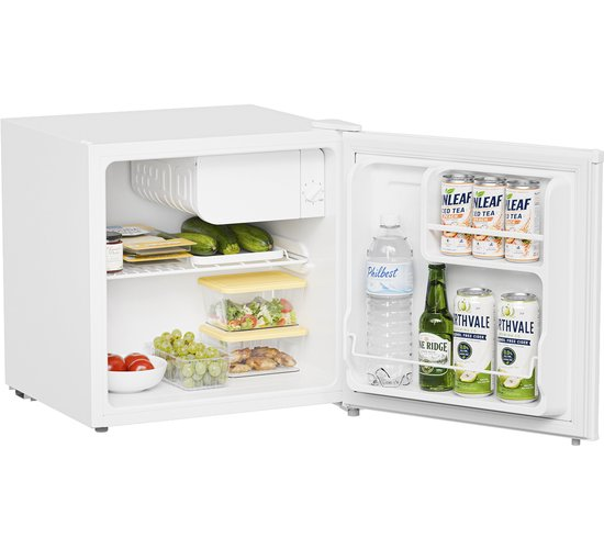 KitchenBrothers Mini Koelkast - 43L - Kleine ijskast - Minibar - Vrijstaand - Frigo - Compact - Wit