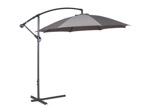 Garden Impressions - Parasol - Athene - Ø300 cm - Frame royal grey - Donkergrijs