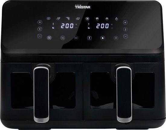 Tristar FR-9037 - Airfryer XXL - 6,2L - Met kijkvenster - 10 Bakprogramma's - PFAS-vrij
