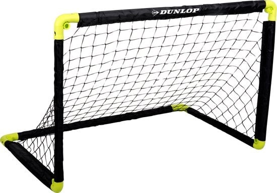 Dunlop Voetbaldoel – Opvouwbaar – 90 x 59 x 61 cm – Zwart/Geel