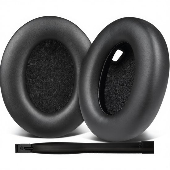Set Oorkussens voor Sony Koptelefoon – WH-1000XM4 Oorkussen – WH-1000XM4 - Kunstleer met Traagschuim