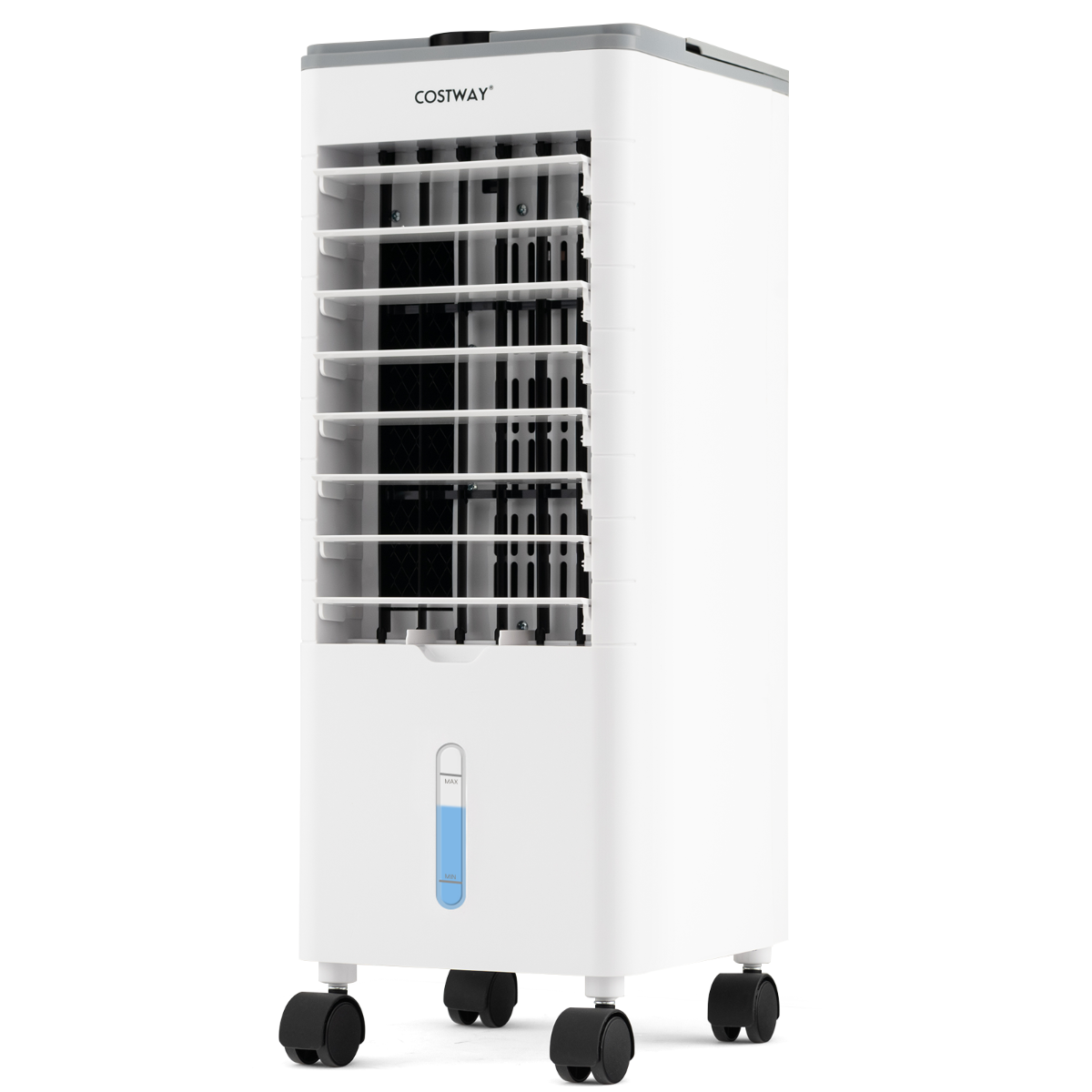 Coast Mobiele Airconditioning - 3 in 1 - Zonder Afvoerslang - 60W - 2,8L - 25,5 x 22 x 59 cm - Wit