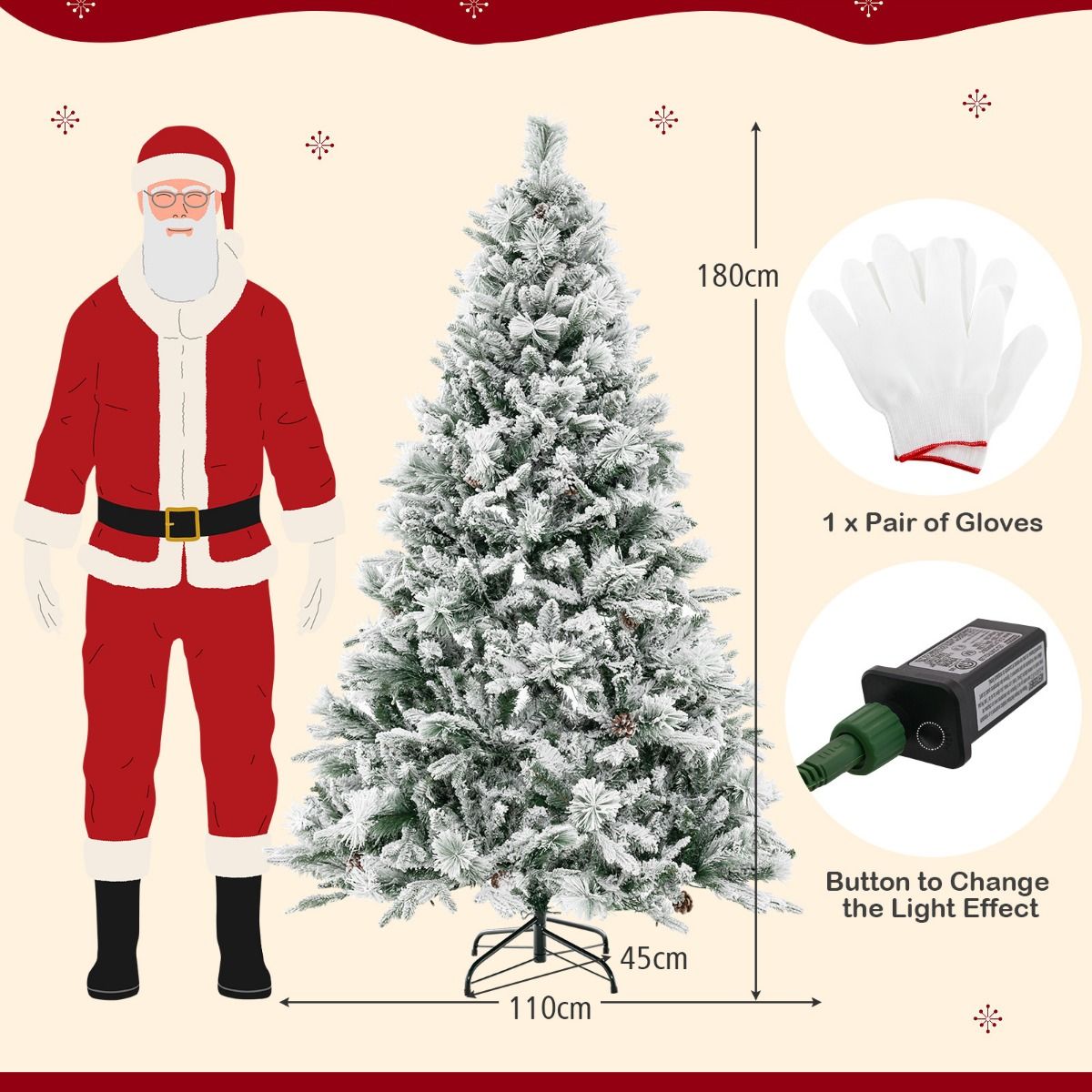 Coast Led-Kerstboom - 180 cm