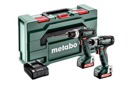 Metabo Klopboormachine + Slagschroevendraaier op Accu - 12V - Inclusief 2x Accu en Lader