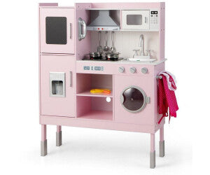 Coast Kinderkeuken met 16 spelaccessoires voor kinderen van 3 jaar 83 x 29 x 103 cm roze