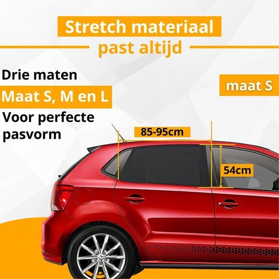 Zonnescherm auto baby - Urban State Sunshade Pro maat S - zonwering voor zijruit - UV bescherming kind