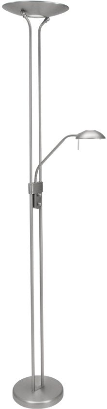 Steinhauer olet - Vloerlamp - 1 lichts - H 1800 mm - Staal