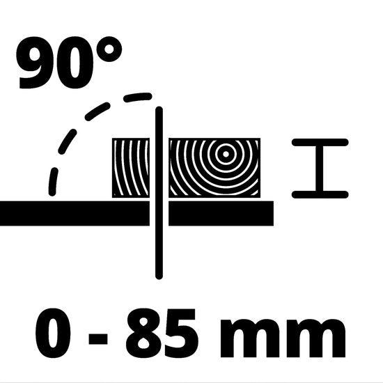 Einhell Elektrische Zaagtafel TE-TS 315 U - 2200 W - Ø315 mm - Zaagblad 45° kantelbaar naar 1 zijde - Incl. 24 tands zaagblad - Op hoog onderstel