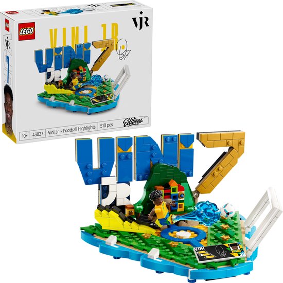 LEGO Editions - Vini Jr. – Voetbalhoogtepunten Voetbal Bouwpakket voor Kinderen - 43027