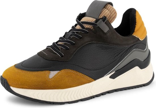 DenBroeck Baxter St. - Casual Leren herensneakers - Grijs - Maat 44