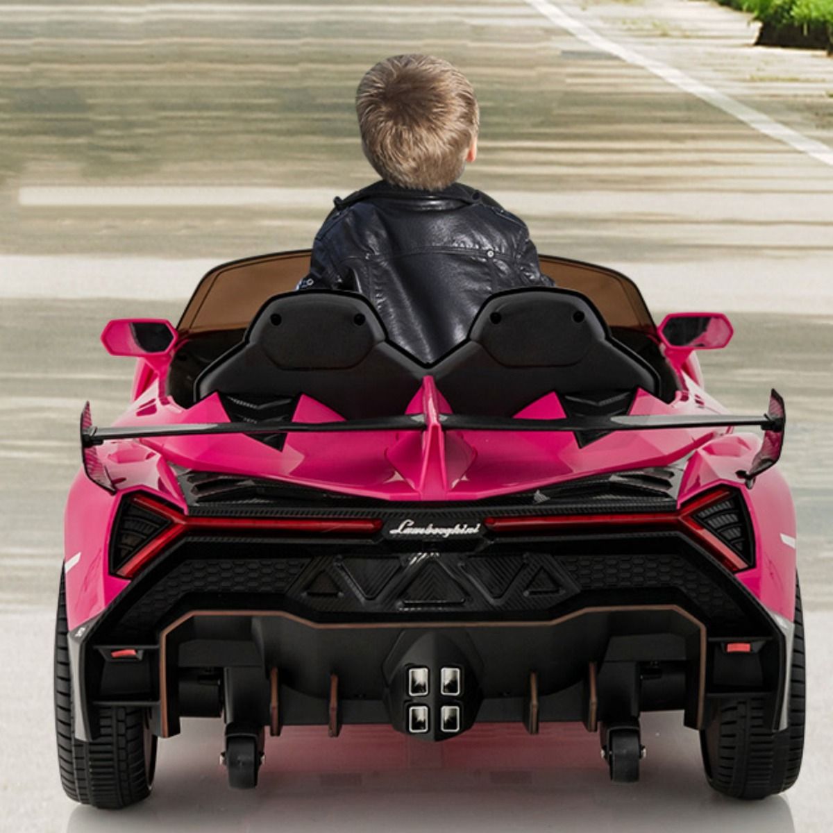Coast Elektrische Kinderauto Lamborghini - 12V accu - Afstandsbediening - 3 snelheden - Wit