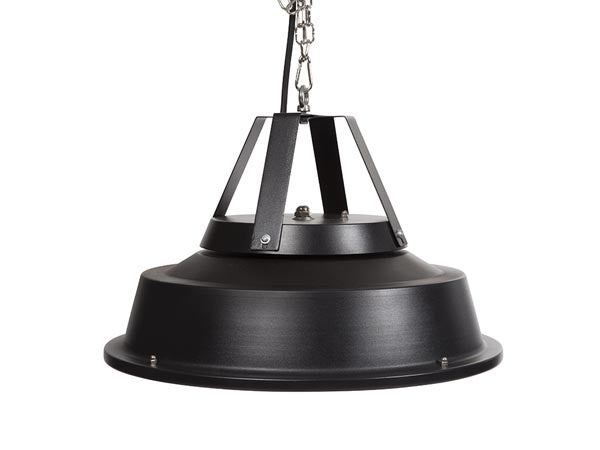 Perel Terrasverwarmer, 1500 W, carbon, plafondmontage, met ketting, 1 warmteniveau, plensdicht, retrodesign, metaal, zwart