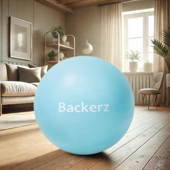 Backerz Yoga Bal - PVC Binnenbal voor zitballen Ella - Anti-burst - Licht Blauw
