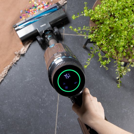DOMO DO244SV Steelstofzuiger BLDC 2-in-1 - 0,8 L – 29,6 V - 60 min autonomie