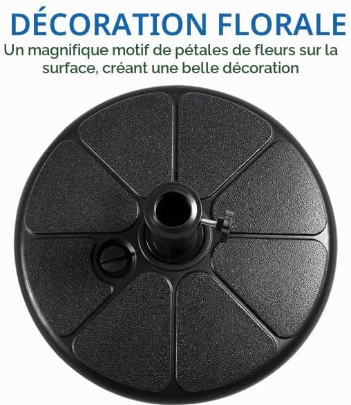 Yaheetech vulbare parasolvoet Ø 46 cm - zwart