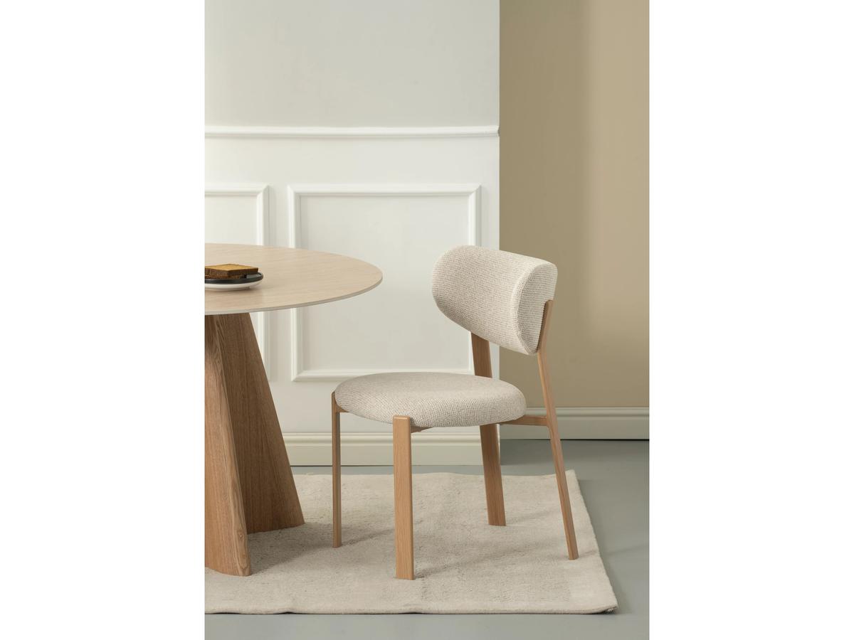 Criks Design Vika Eetkamerstoel - Duopack - Eiken/Beige