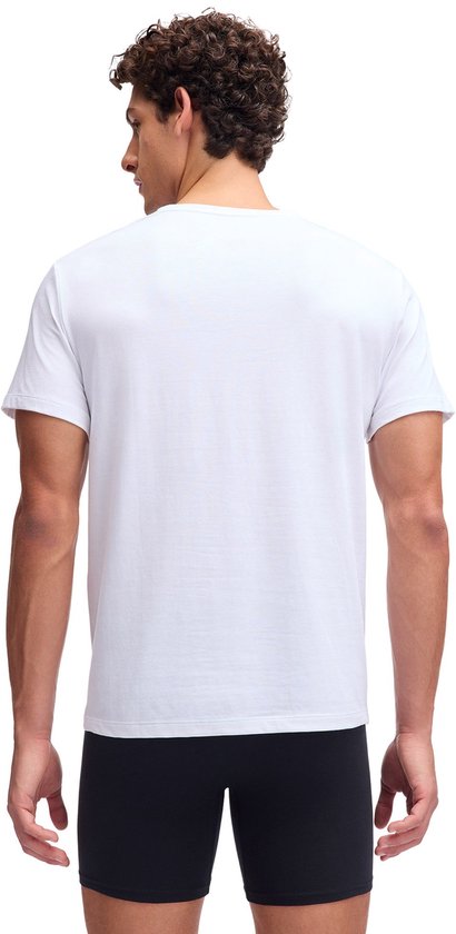 Under Armour Performance Cotton Crew Neck T-Shirt - 4-pack - maat L - White