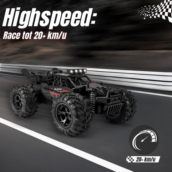 Vertrex Turbo V12 RC Bestuurbare Auto - Afstandsbestuurbare Race Speelgoed - Volwassenen & Jongens - voor Buiten - Radiografisch Afstandbestuurbaar - 209 x 121 x 257mm