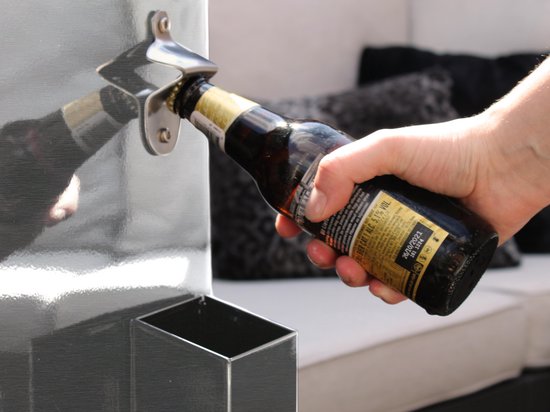 AXI Retro Cooler RVS - Koeler met wielen - 76L inhoud - Koelbox met aftapkraan
