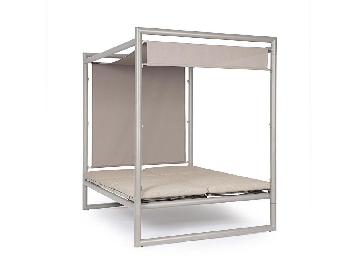 Bizzotto Konnor Rastin Daybed - Elegant Design - 200 x 90 cm - Naturel Hout