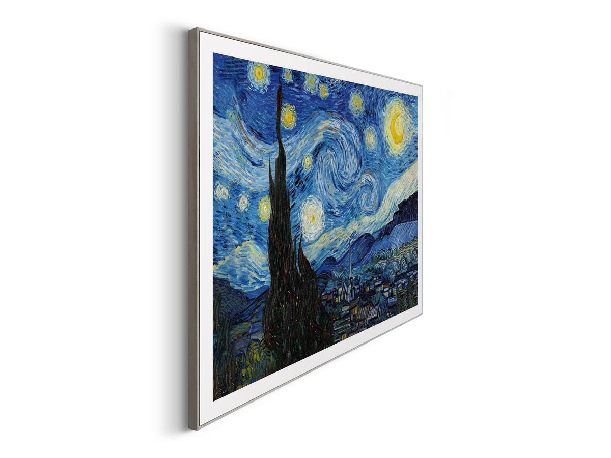 OrangeWallz Van Gogh The Starry Night - Houten Lijst - 50 x 70 cm