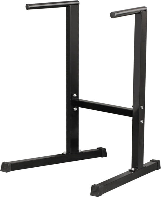 Yaheetech Krachtige Optrekstang en Dipstation 84x79x107 cm – Strak Zwart – Metaal