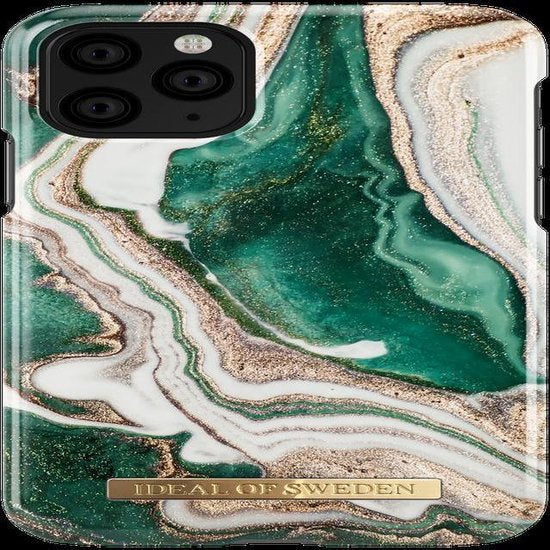 iDeal of Sweden iPhone 11 Pro Backcover hoesje - Golden Jade Marble