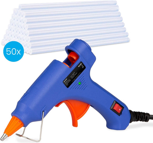 Auronic Lijmpistool - met 50 Lijmpatronen - 20W