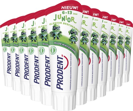 Prodent - Tandpasta - Junior 6+ - Glazuur Beschermer - 12 x 75 ml - Voordeelverpakking