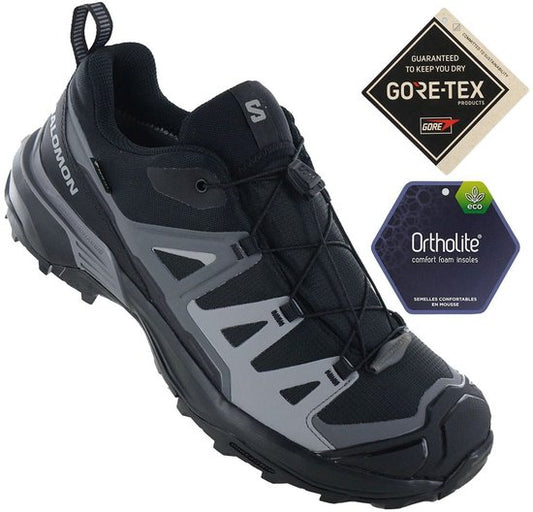 Salomon X ULTRA 360 GTX - GORE-TEX - Heren Wandelschoenen Zwart 474532 , Maat: EU 43 1/3 UK 9