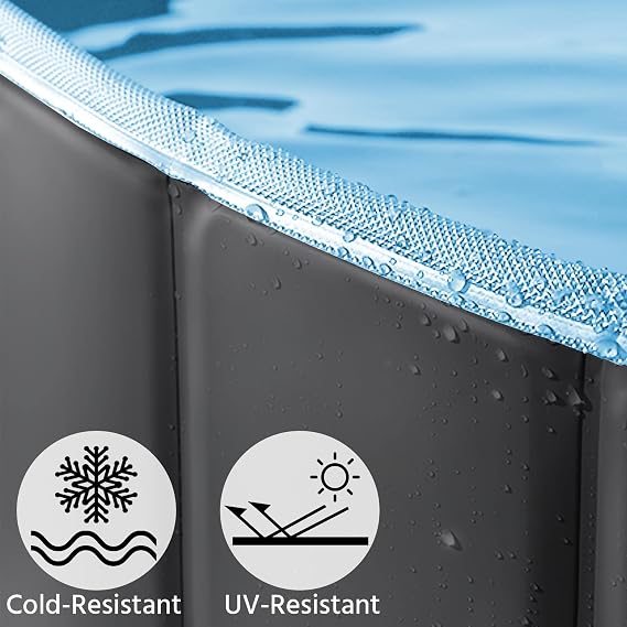 Yaheetech Opvouwbaar Hondenzwembad Ø100/120/140/160 x 30 cm - PVC - Antislip