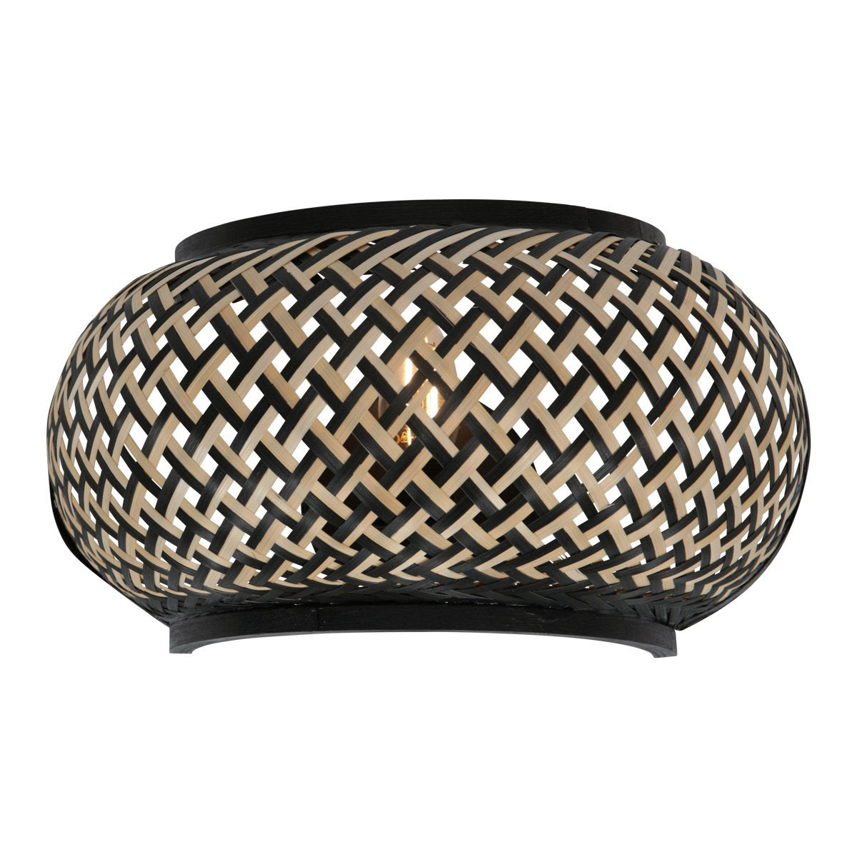Anne Lighting - wandlamp - MAZE - naturel - bamboe - bedlampje - E27 - 4400BE
