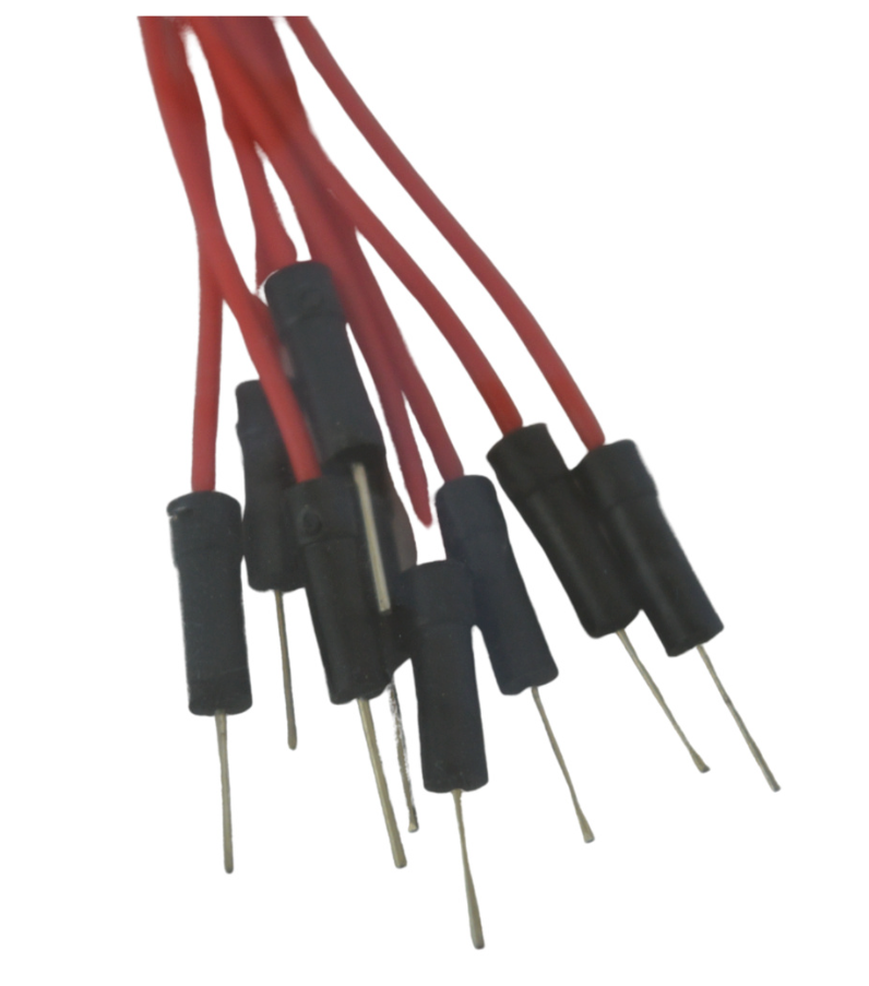 Jumper Wire Set, 10Pcs / Kit, 20 Cm Long, Red Color