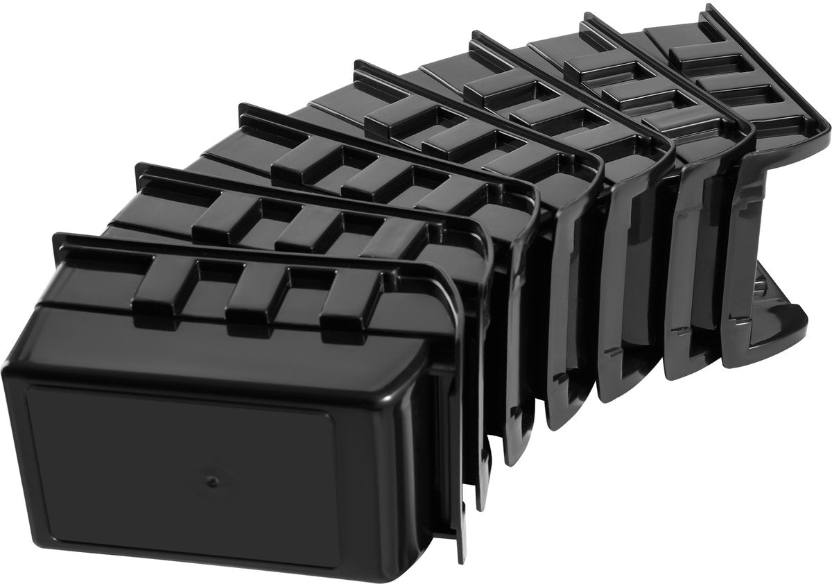 tectake werkplaats gereedschapswand - 96x17x54 cm - Zwart/Rood - 28 Opbergbakken & Wandhouders