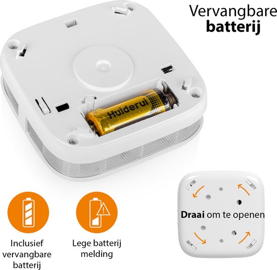 Smartwares Slimme Rookmelder - FSM-12601 - Wifi - Wit