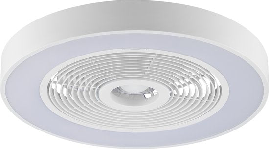Brilliant Catania - Plafondventilator - LED 40W - CCT - 2700K-6500K - Dimbaar - ICRGB - Nachtlicht - Timer - Afstandsbieding - Wit