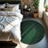 Tectake Soft Zone Rond Vloerkleed Ø 120 cm – Groen – Extra Zacht en Wasbaar