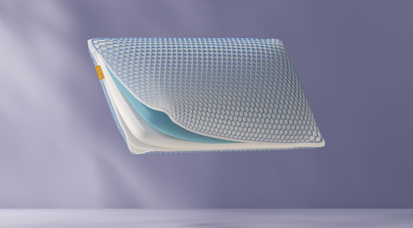 Emma Original Elite Hoofdkussen 40x70 cm Wit – Ergonomisch Traagschuim met AirGrid® Technologie