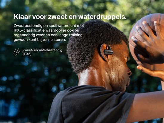 Belkin SoundForm ClearFit – Draadloze Open-Ear Sportoortjes - Zwart