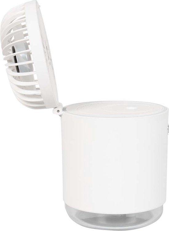 Bo-Camp - Ventilator - Met luchtbevochtiger - Oplaadbaar