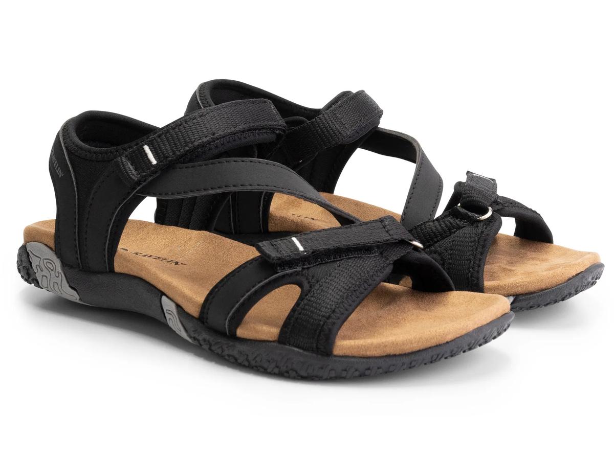 Travelin Helsem Sandalen - Zwart - maat 38